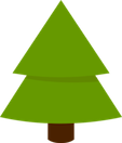 stilisierter Tannenbaum als Hinweis zum lyrischen Adventskalender
