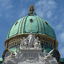  Kuppel der Hofburg in Wien